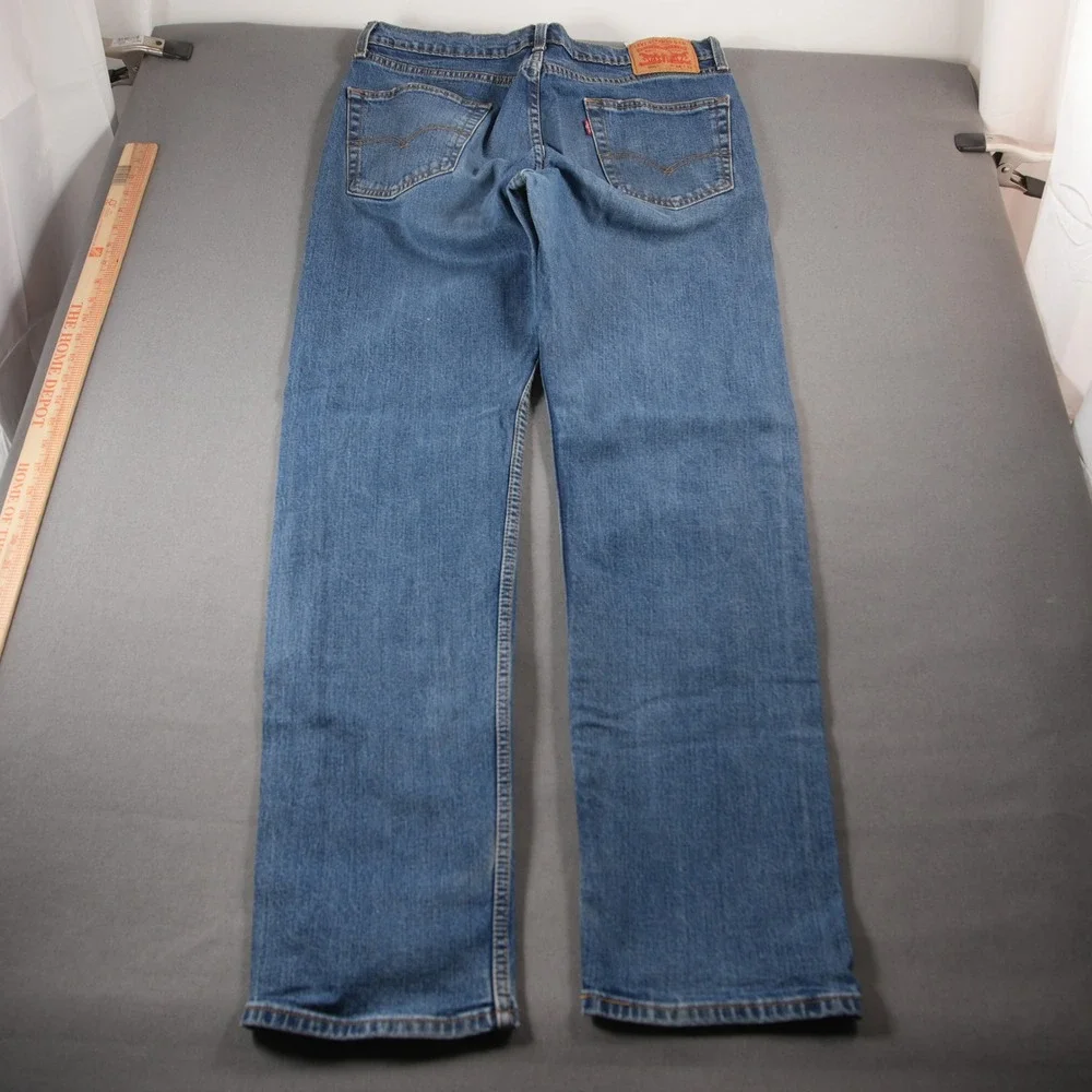 Levi's 505 Regular Fit Straight Leg Men Jeans Pants 34x34 Classic Work Cowboy